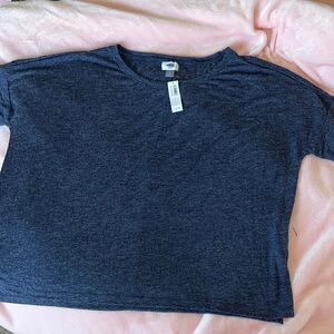 Old Navy Blue Short Sleeve‎ Tee Casual Knit